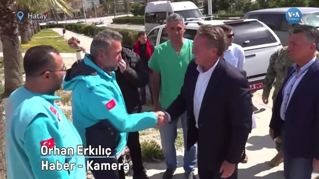 ABD Hatay’da Kurduğu Sahra Hastanesini Açtı
