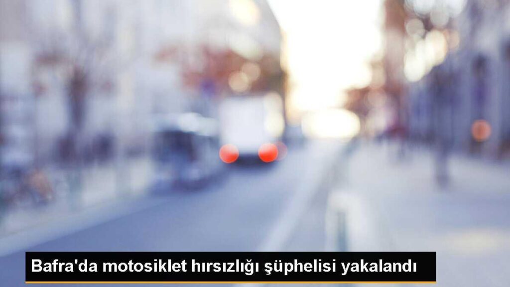 Bafra’da motosiklet hırsızlığı şüphelisi yakalandı