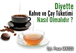 Diyette kahve ve çay tüketimi nasıl olmalıdır ?