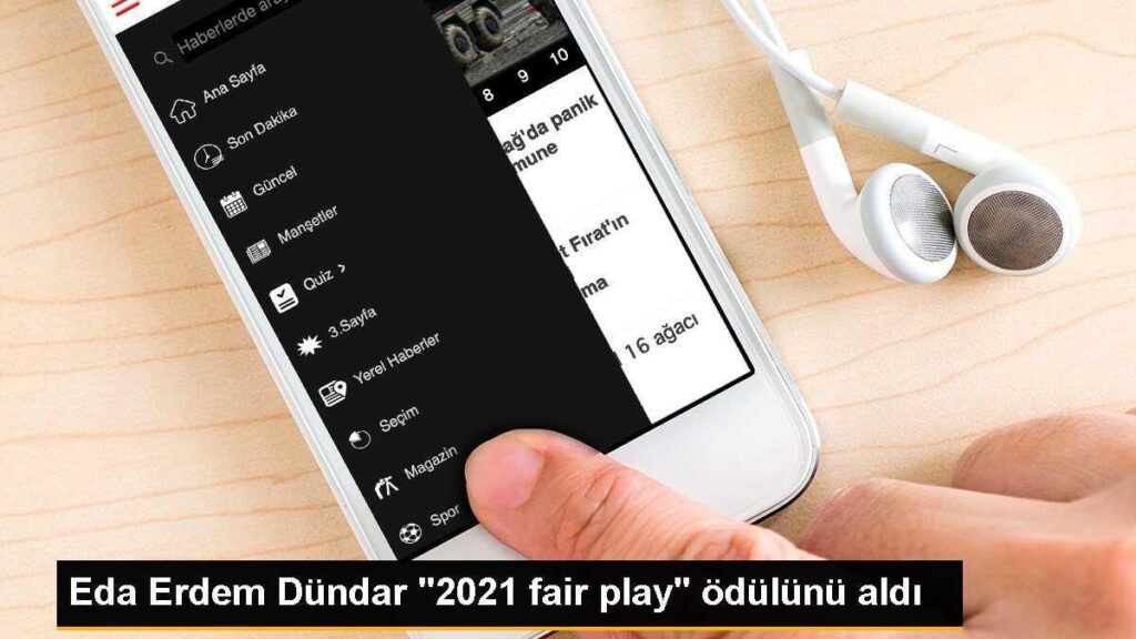 Eda Erdem Dündar “2021 fair play” ödülünü aldı