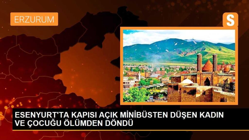 ESENYURT’TA KAPISI AÇIK MİNİBÜSTEN DÜŞEN KADIN VE ÇOCUĞU ÖLÜMDEN DÖNDÜ