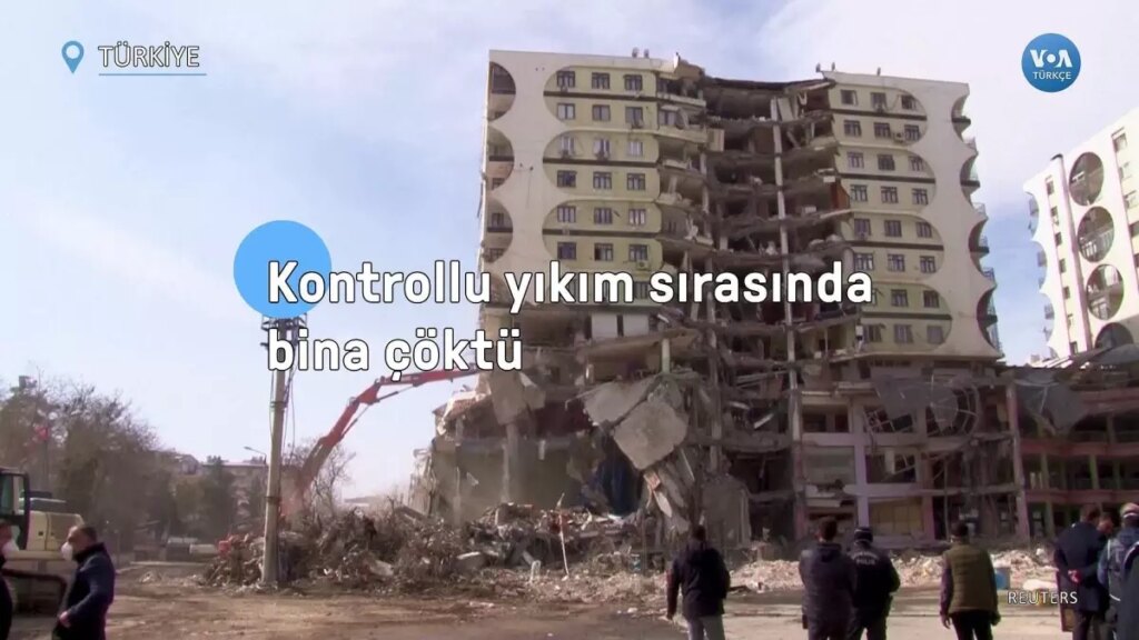 Kontrollu Yıkım Sırasında Bina Çöktü