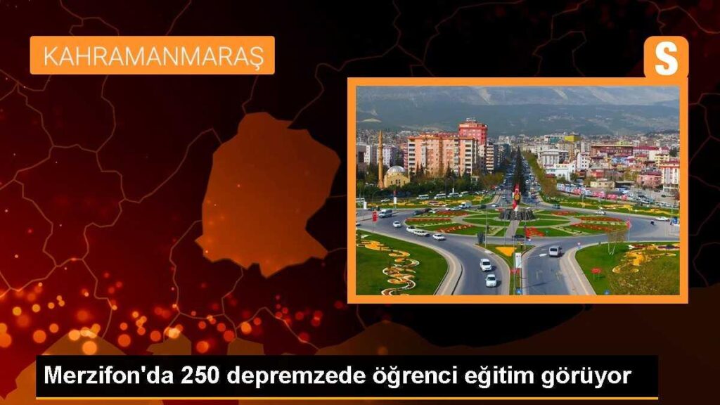Merzifon’da 250 depremzede öğrenci eğitim görüyor
