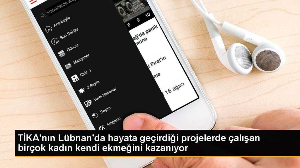 TİKA’nın Lübnan’da hayata geçirdiği projelerde çalışan birçok kadın kendi ekmeğini kazanıyor
