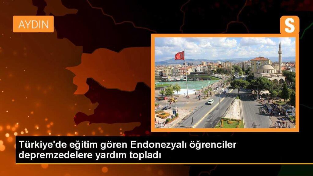 Türkiye’de eğitim gören Endonezyalı öğrenciler depremzedelere yardım topladı