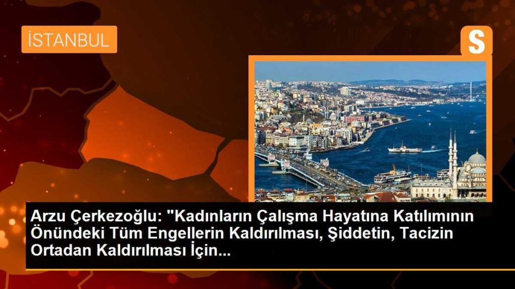 Arzu Çerkezoğlu: “Kadınların Çalışma Hayatına Katılımının Önündeki Tüm Engellerin Kaldırılması, Şiddetin, Tacizin Ortadan Kaldırılması İçin…