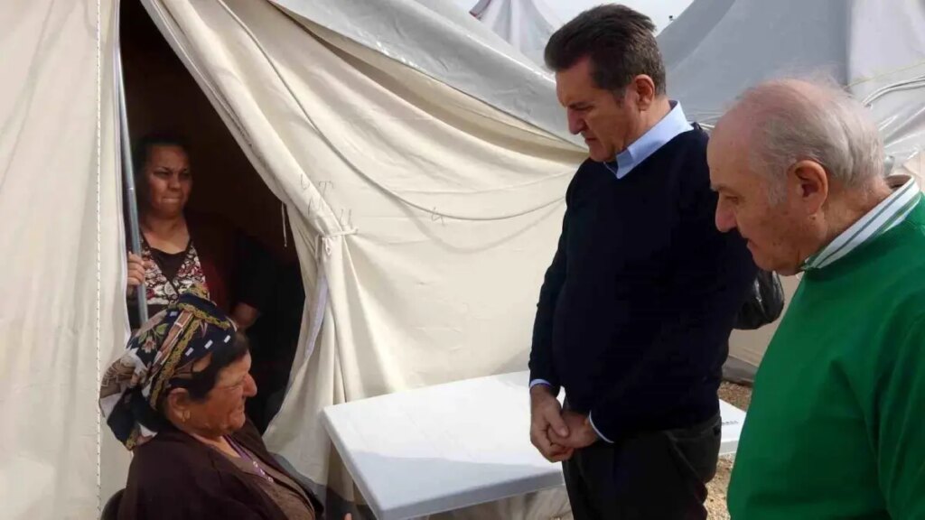 TDP Genel Başkanı Sarıgül, Hatay’da çadır kentteki depremzedeleri ziyaret etti